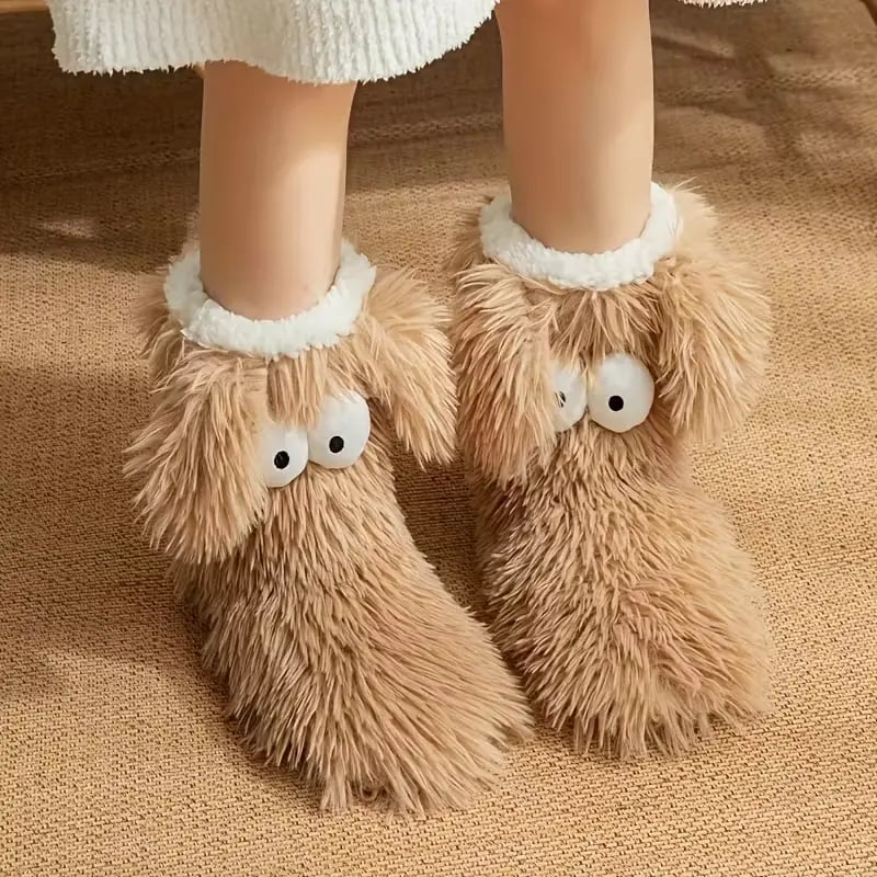 🔥LAST DAY 49% OFF- Women's Plush Slippers Socks