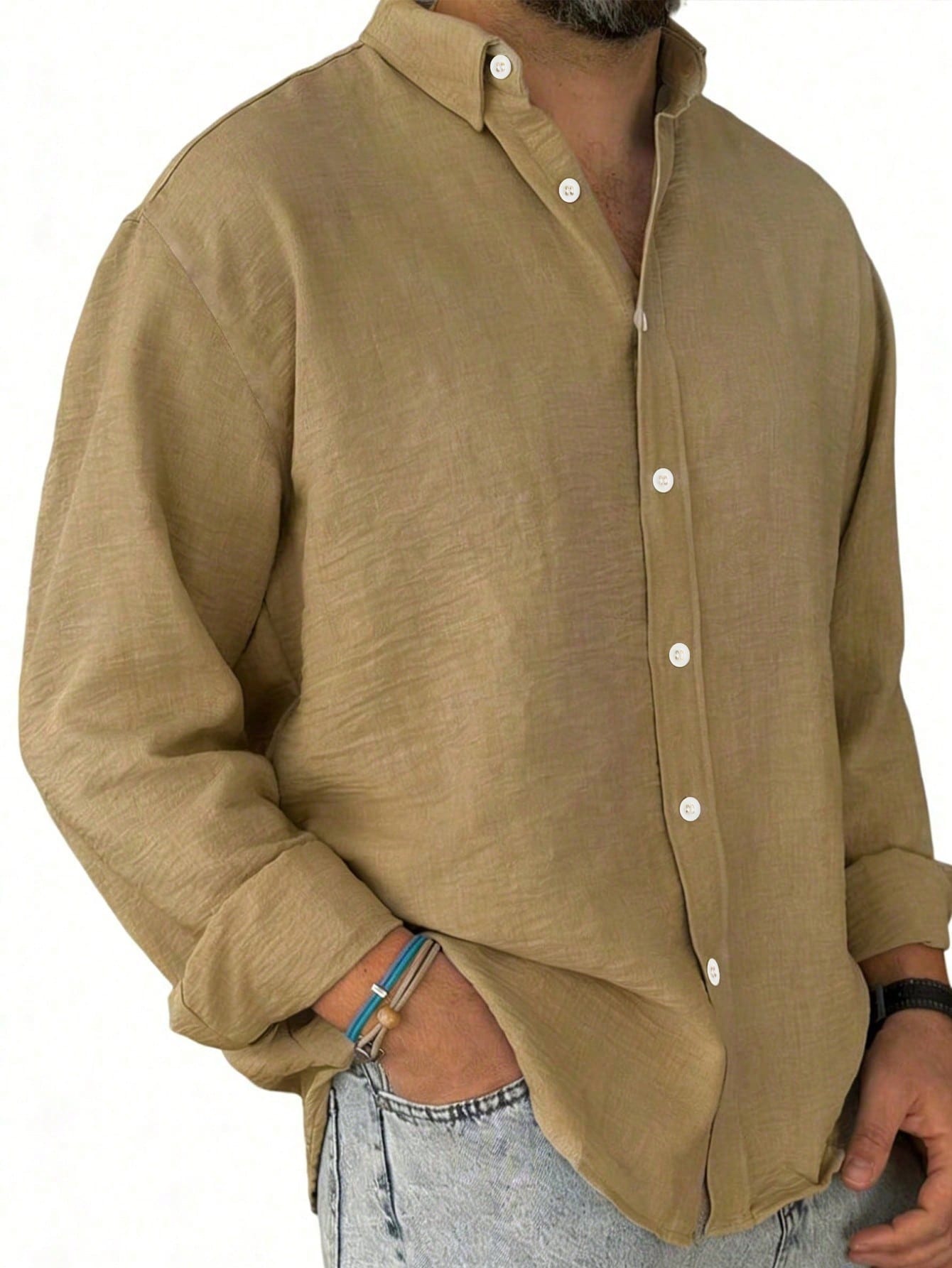 Coastal Blue Lightweight Casual Shirt