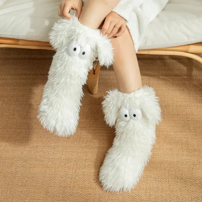 🔥LAST DAY 49% OFF- Women's Plush Slippers Socks