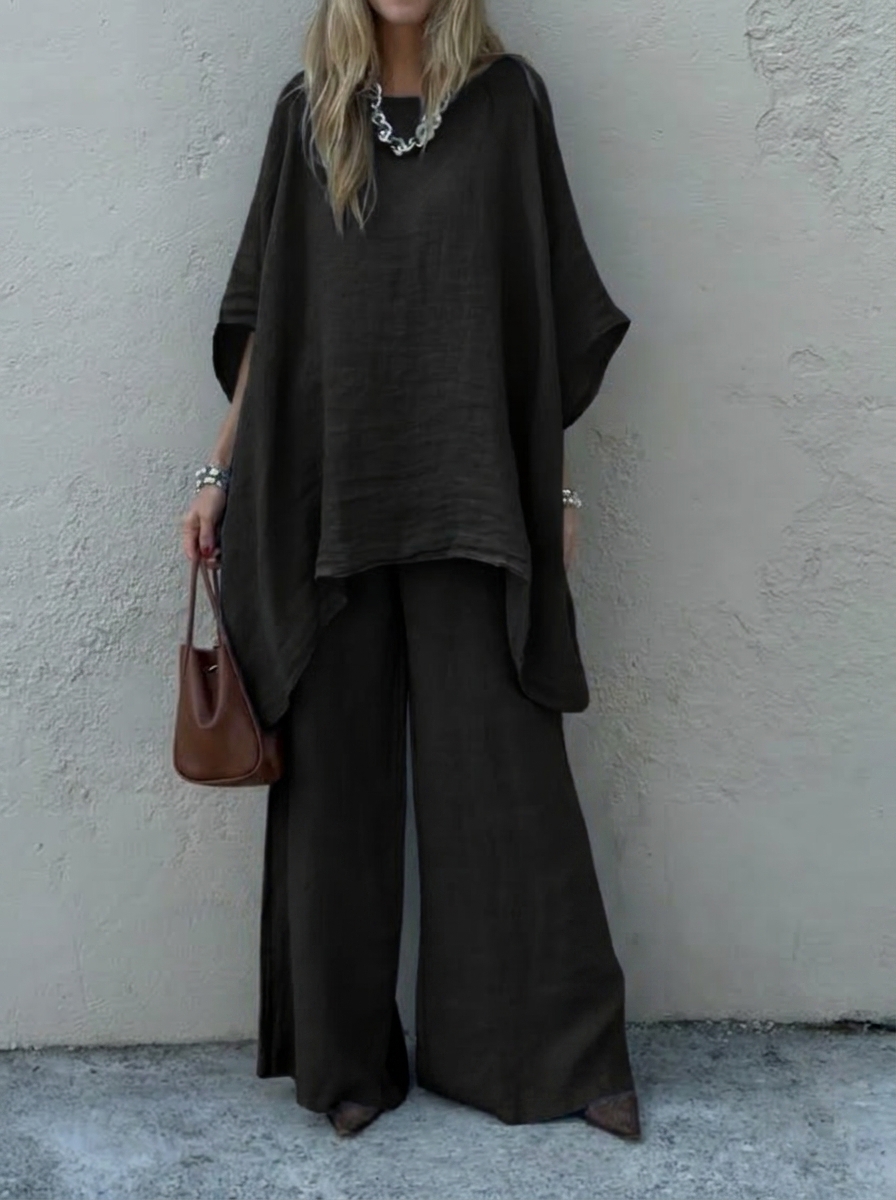 Sophisticated Tunic & Wide-Leg Set