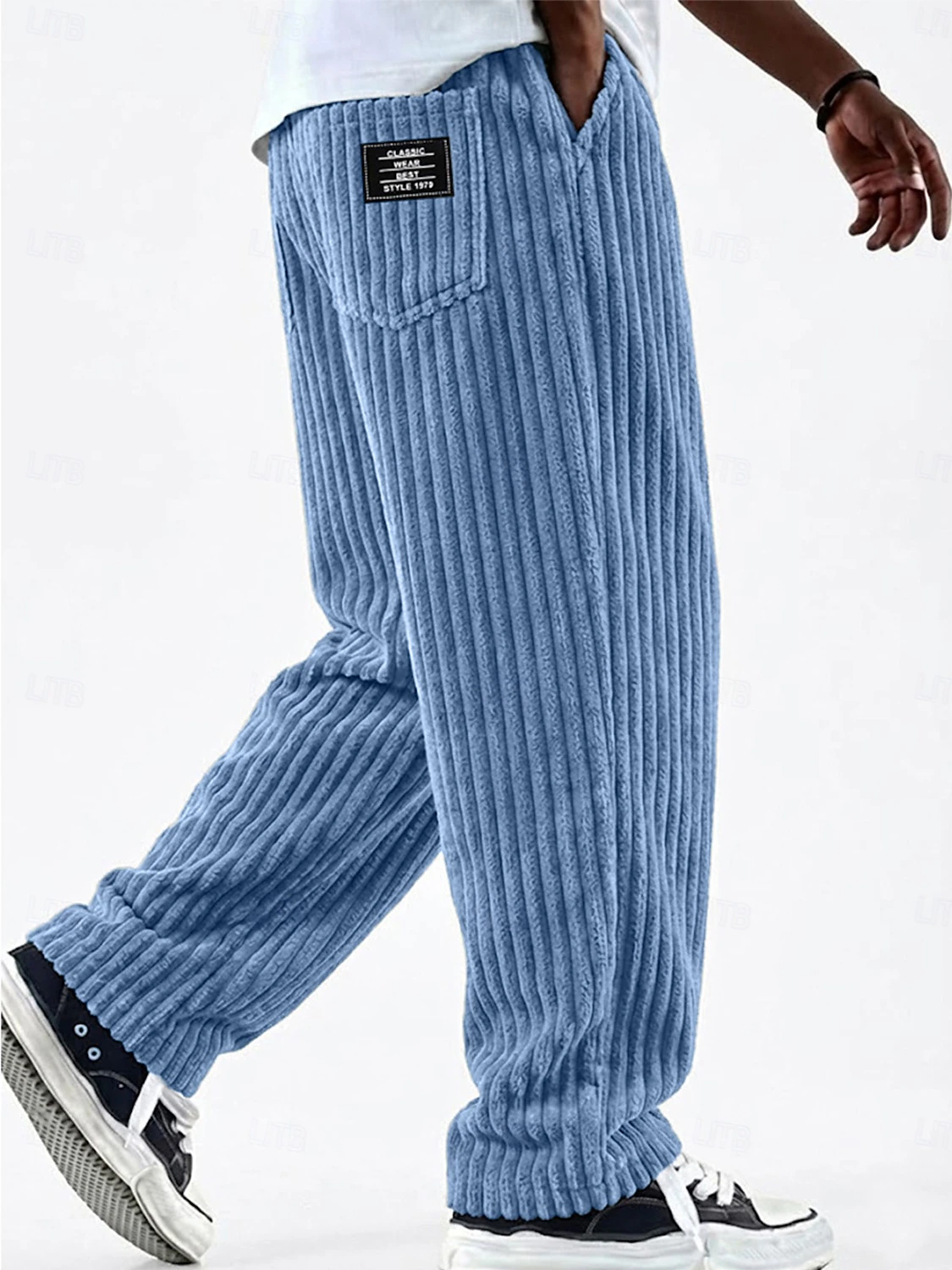 Relaxed Corduroy Drawstring Trousers product image 10