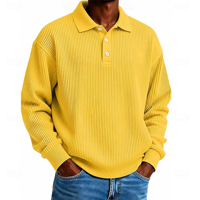 Heritage Corduroy Button Shirt - Yellow