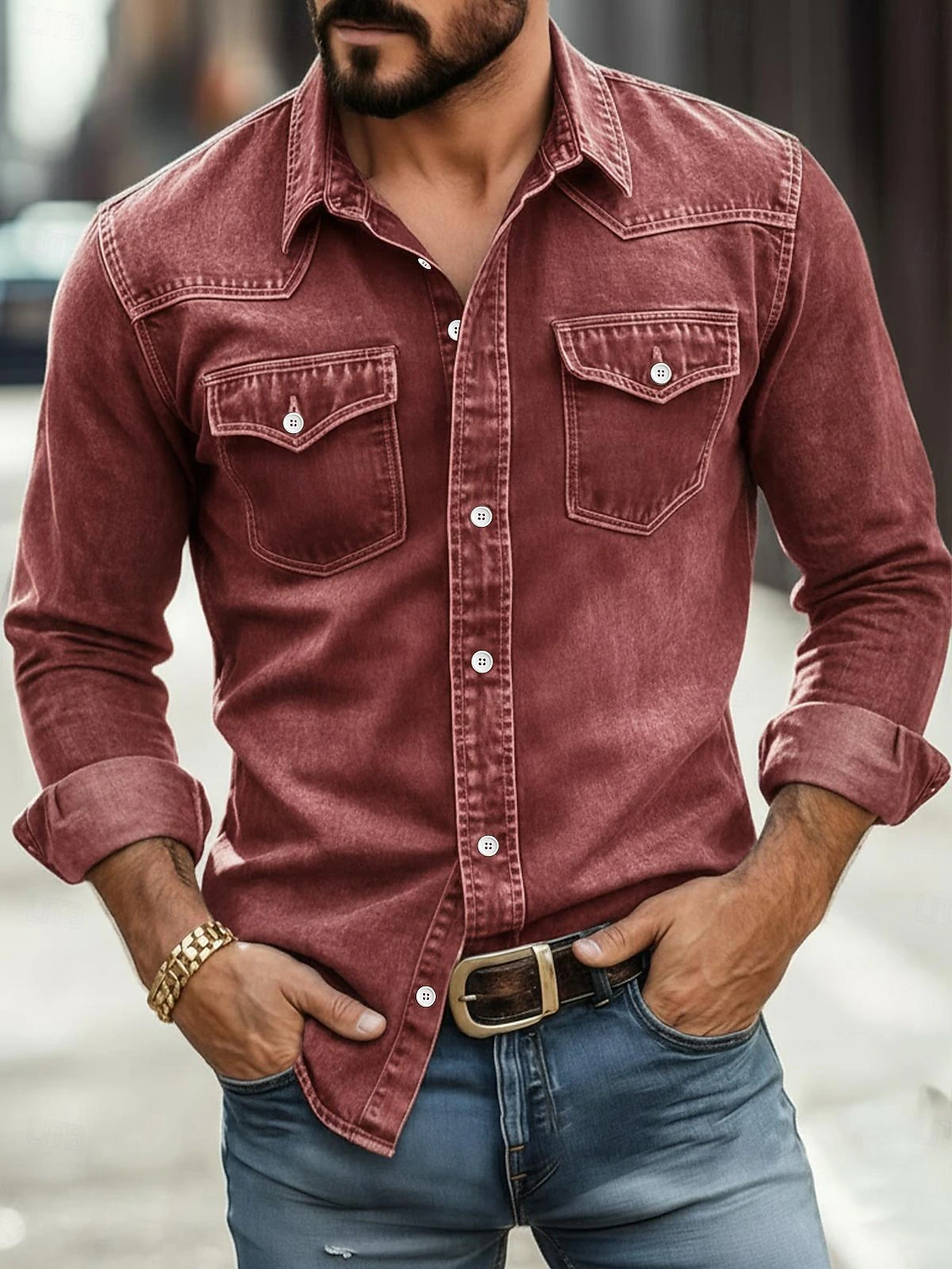 Frontier Garment-Dyed Western Shirt product image 5