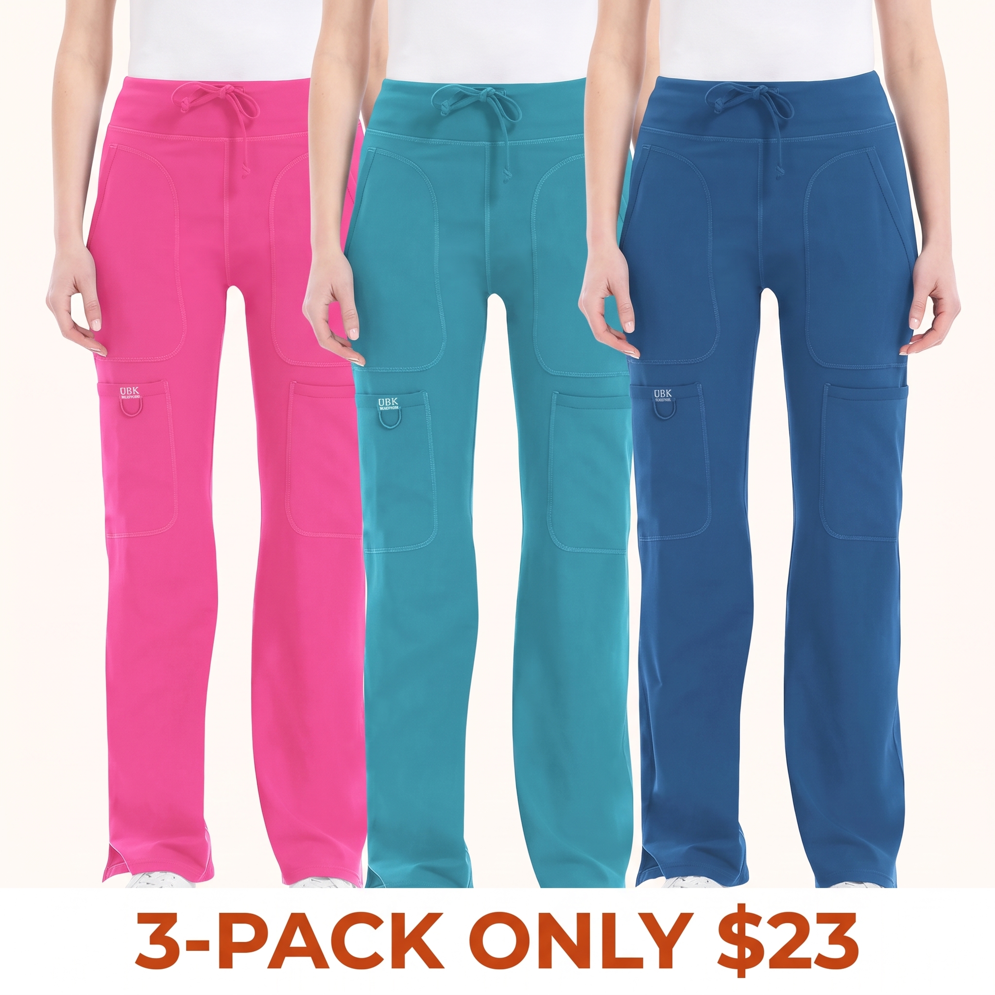 Women's Yoga-Style Medical Scrubs