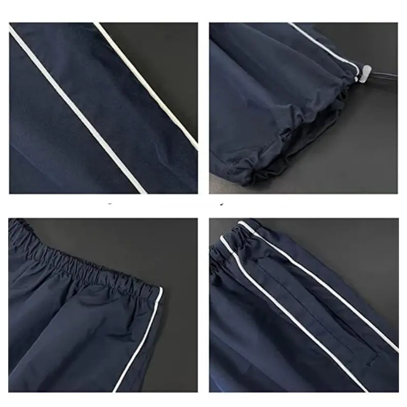 Women's wide-leg parachute pants
