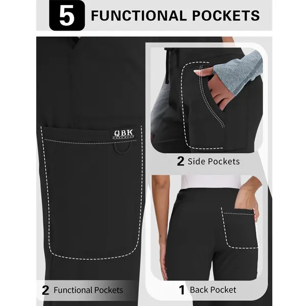 Women's Yoga-Style Medical Scrubs