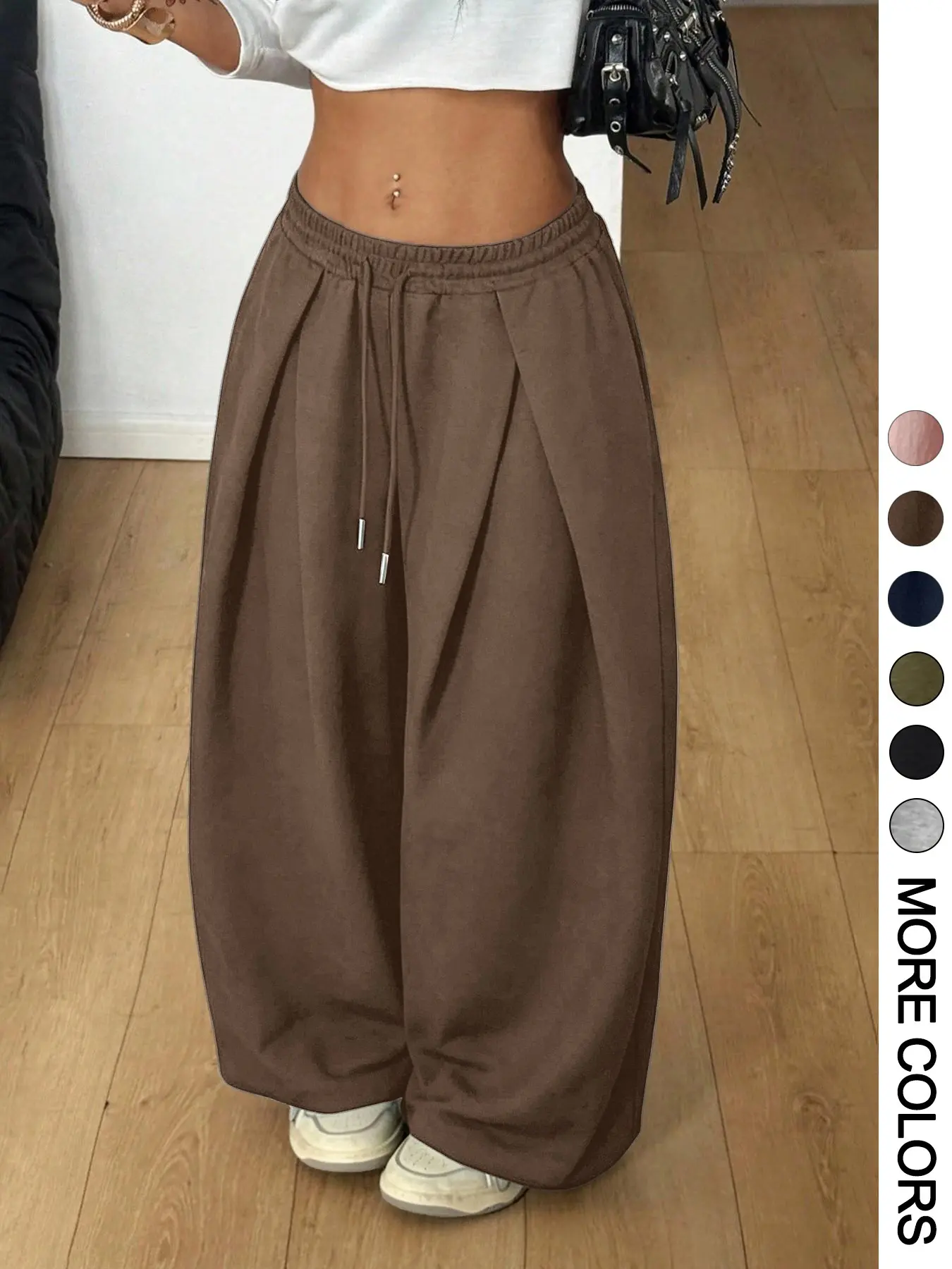 Women's Casual Wide-Leg Sweatpants