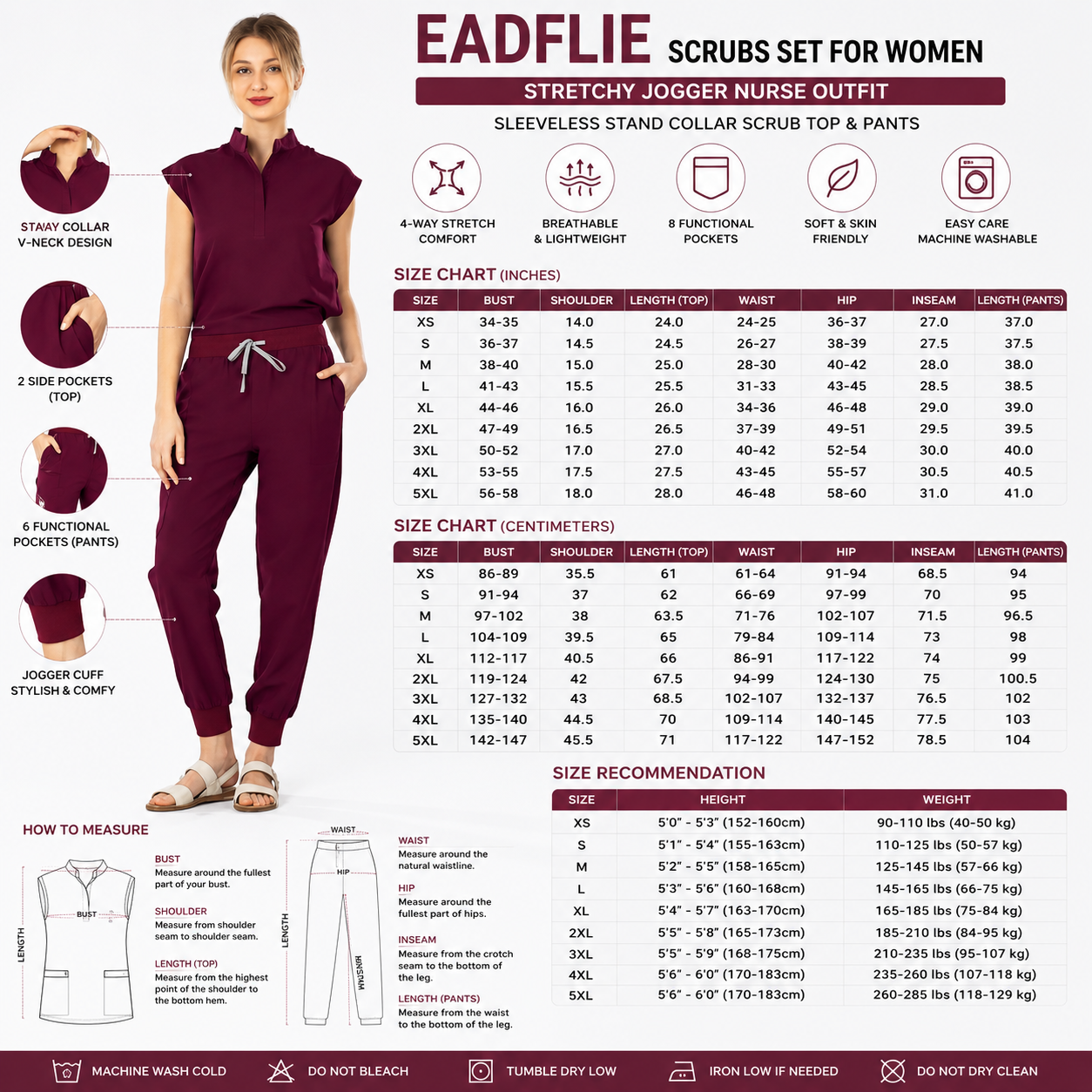 Women's Medical Uniform Set