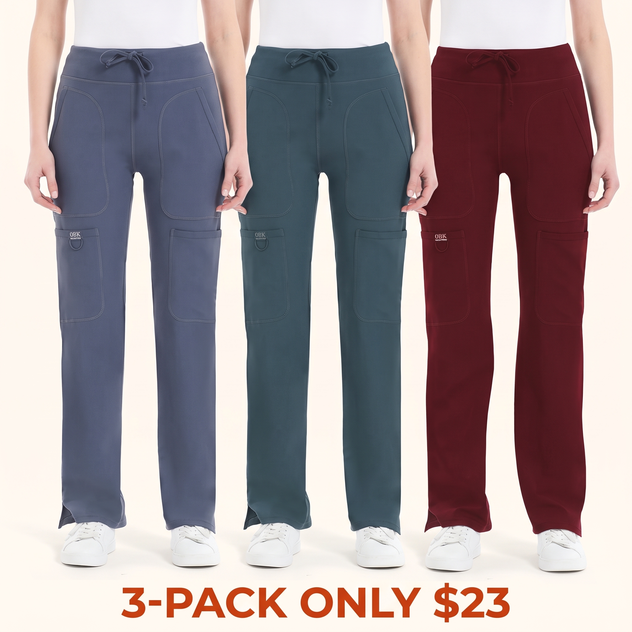 Women's Yoga-Style Medical Scrubs
