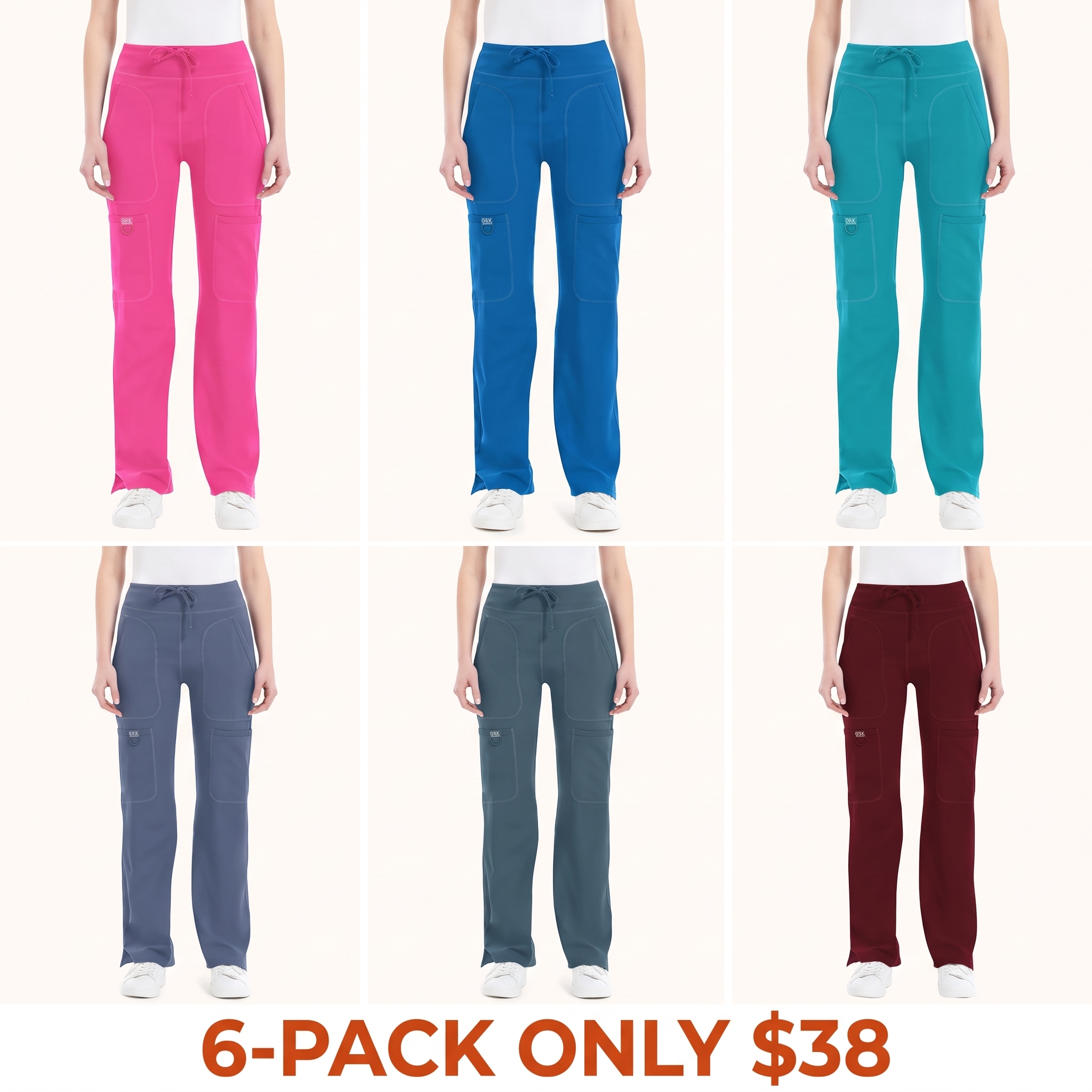Women's Yoga-Style Medical Scrubs