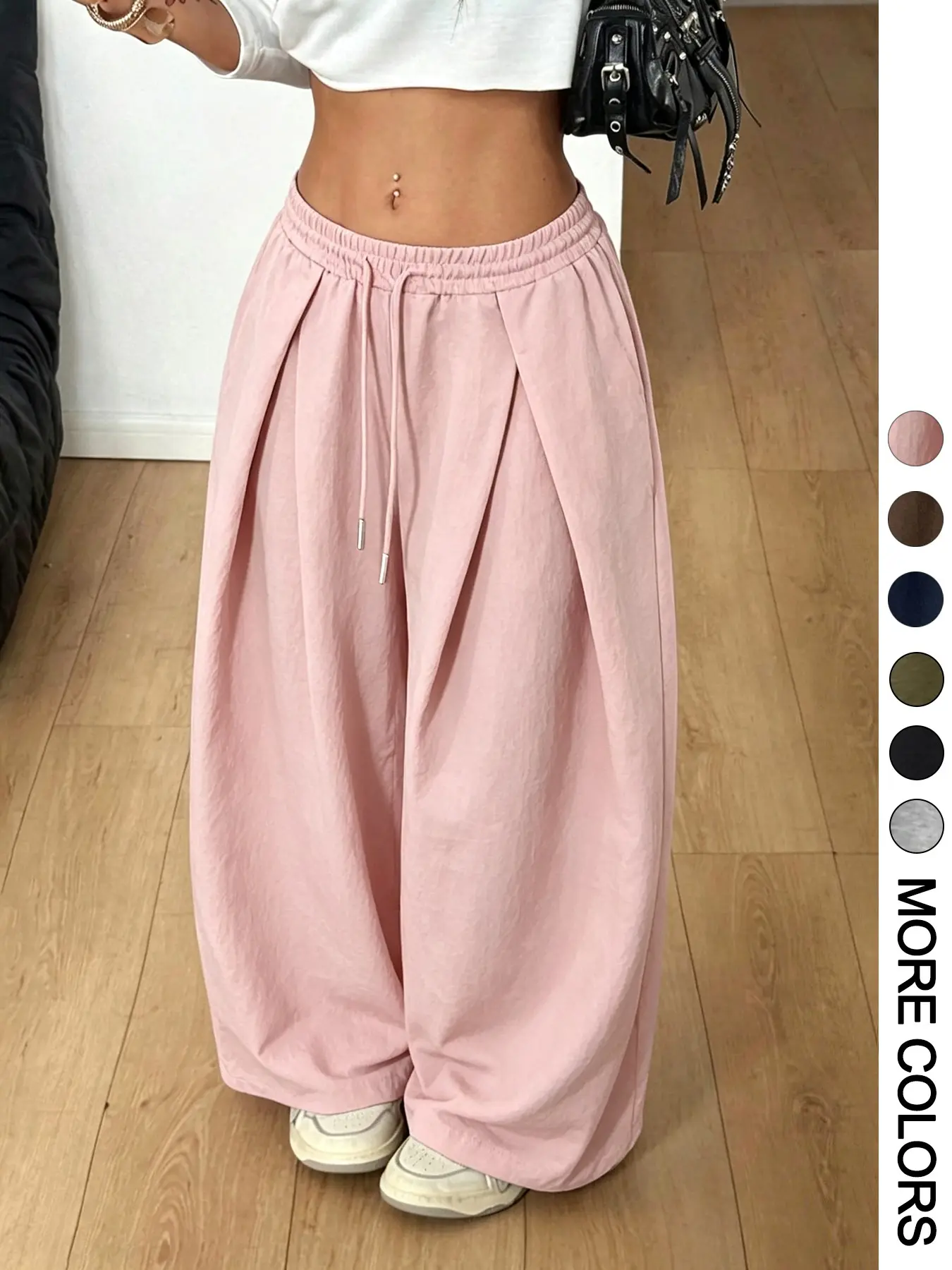Women's Casual Wide-Leg Sweatpants