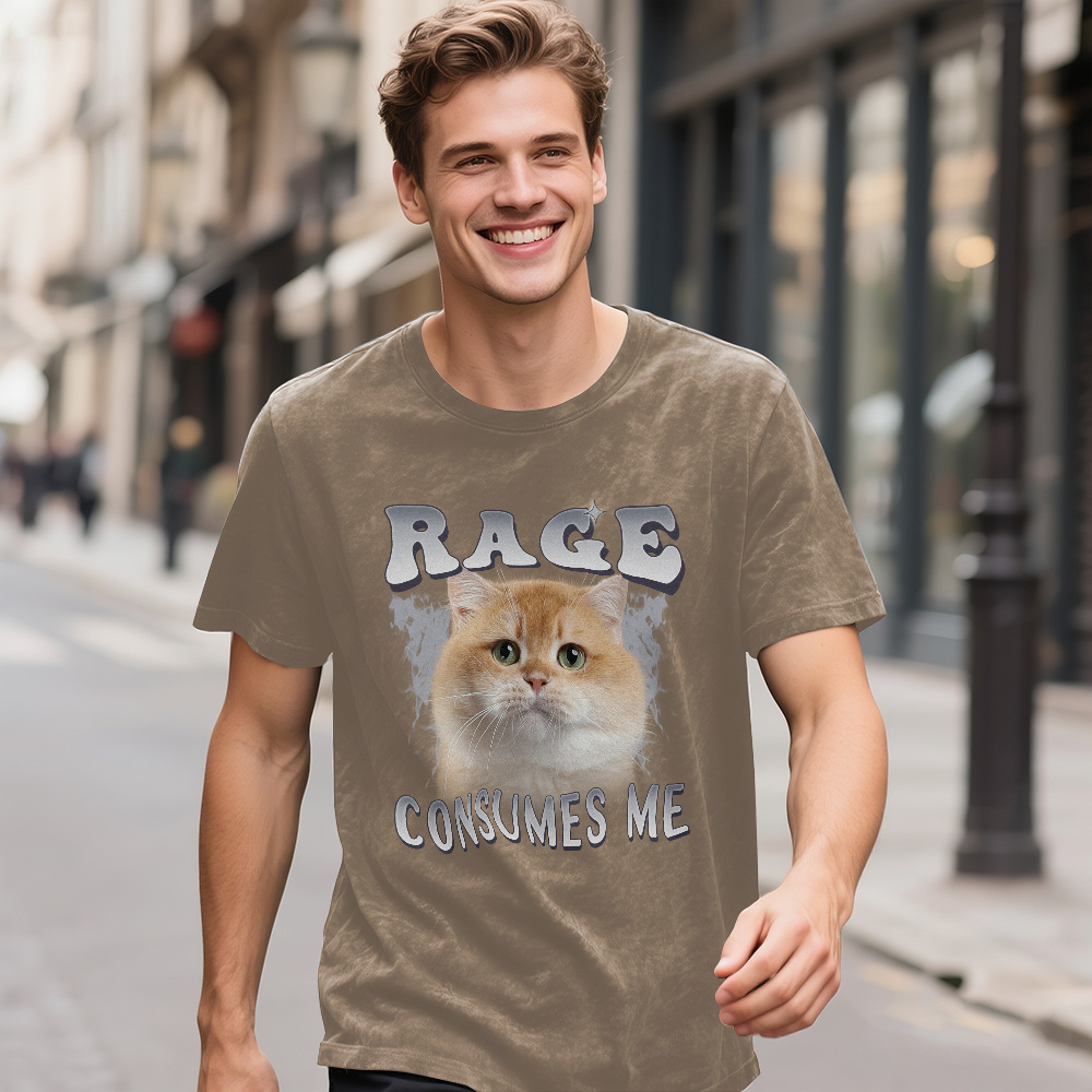 Custom Photo Vintage Certified Freak Funny Cat Meme T-Shirt Vintage Kitty Graphic Tee Retro Washed Cat Lover Shirt Funny Pet Humor Gift Unisex 90s Cat Top - MyFaceSocks