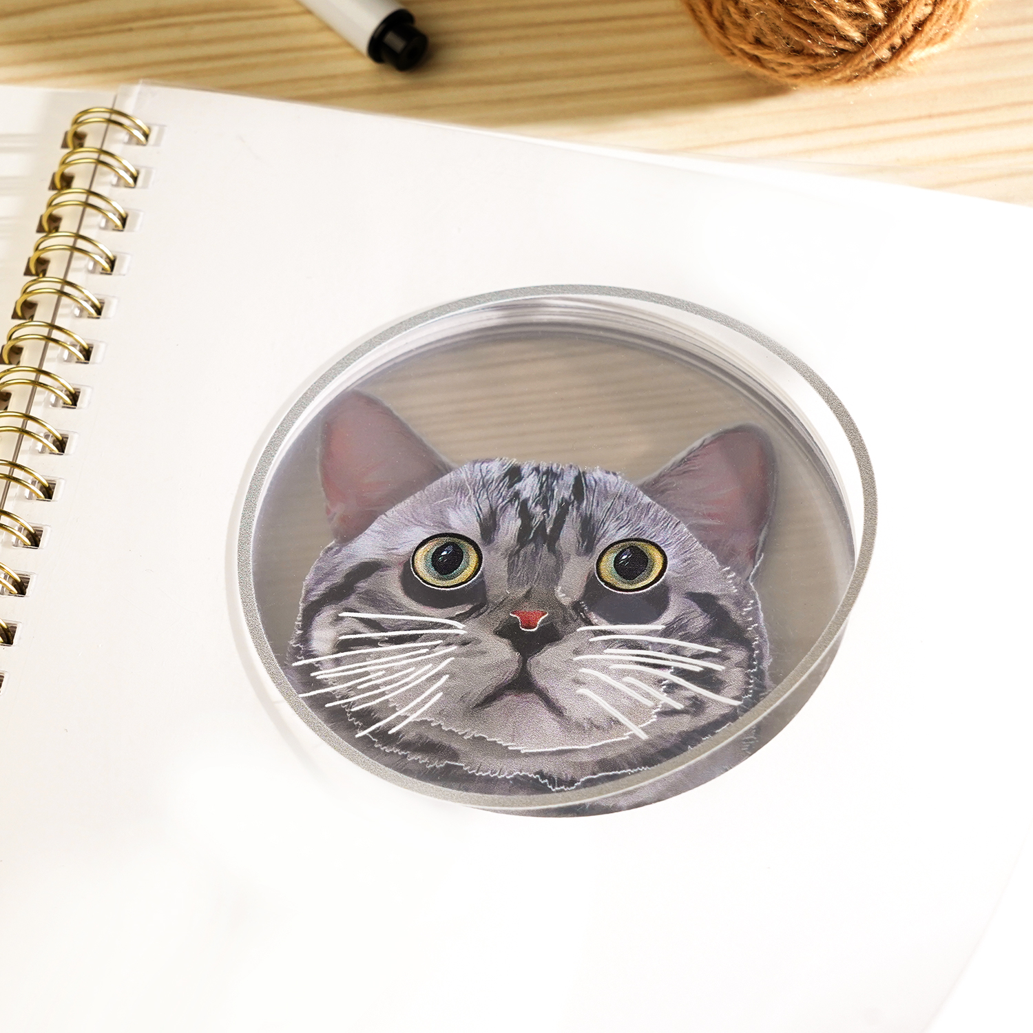 Personalized Pet Notebook With 3d Embossed Illustrations, Personalized Pet Memorial Keepsake