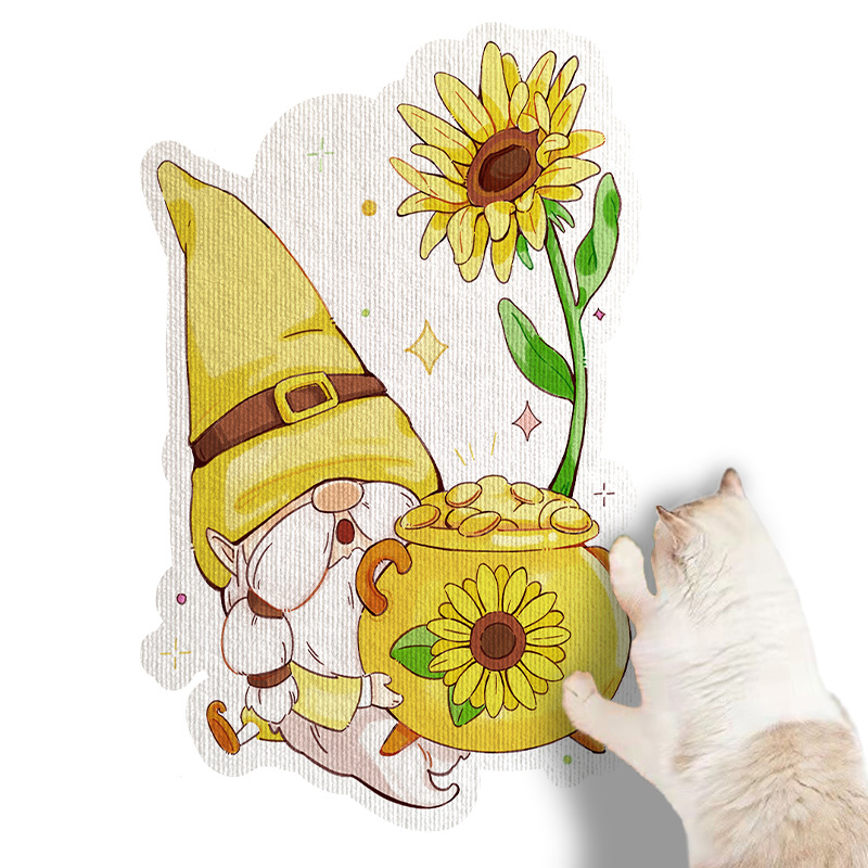 Wall-Mounted Cat Scratching Board – Space-Saving Scratcher Toy