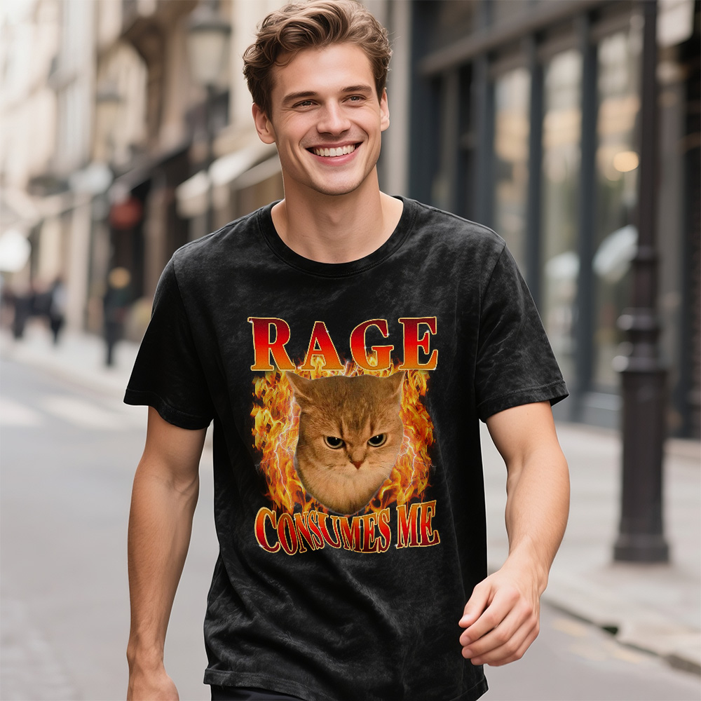 Custom Photo Vintage Certified Freak Funny Cat Meme T-Shirt Vintage Kitty Graphic Tee Retro Washed Cat Lover Shirt Funny Pet Humor Gift Unisex 90s Cat Top - MyFaceSocks