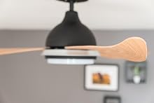 Bayu energieffektiv loftsventilator med dæmpbar LED-lys