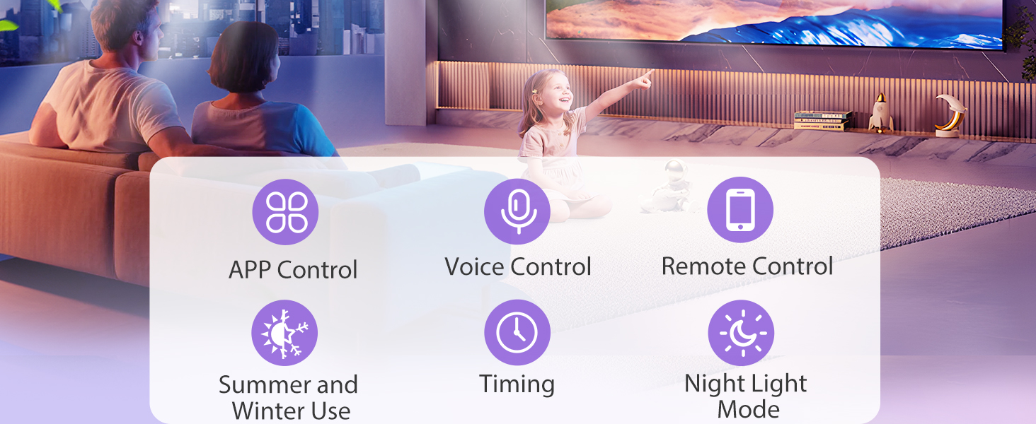Alexa loftsventilator