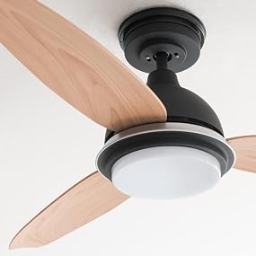 Effektiv loftsventilator Bayu med dæmpbar LED-lys