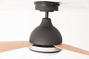 Bayu energieffektiv loftsventilator med dæmpbar LED-lys