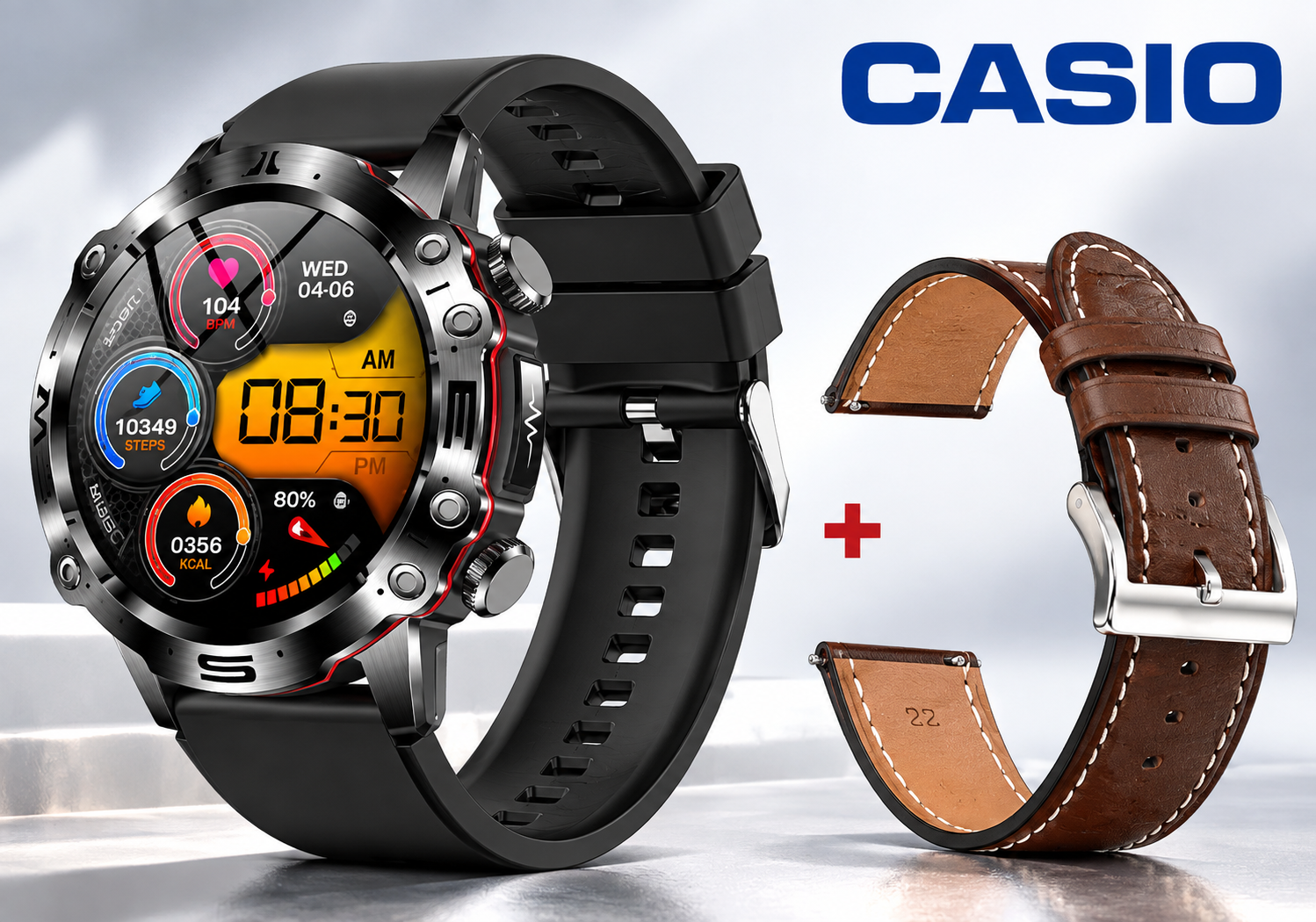 💫 Chytré hodinky CASIO AI z roku 2026 – Doma, v práci nebo na cestách, vždy po vašem boku ⏱️