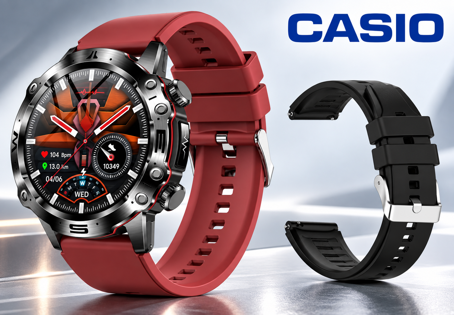 💫 Chytré hodinky CASIO AI z roku 2026 – Doma, v práci nebo na cestách, vždy po vašem boku ⏱️
