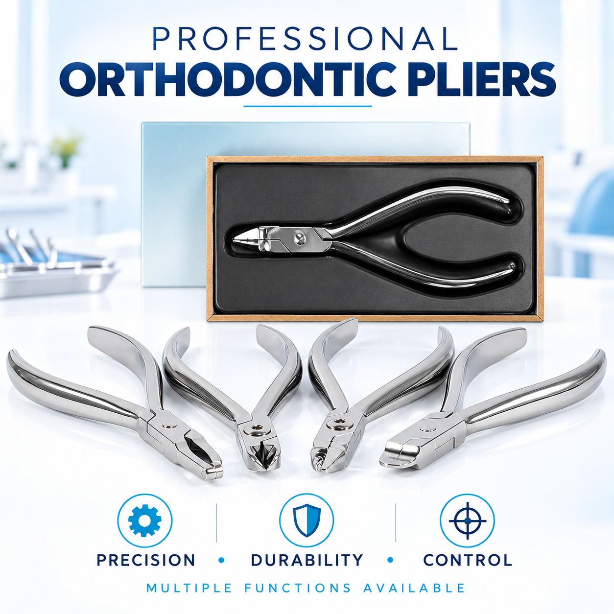 Orthodontic Wire Bending & Cutting Pliers