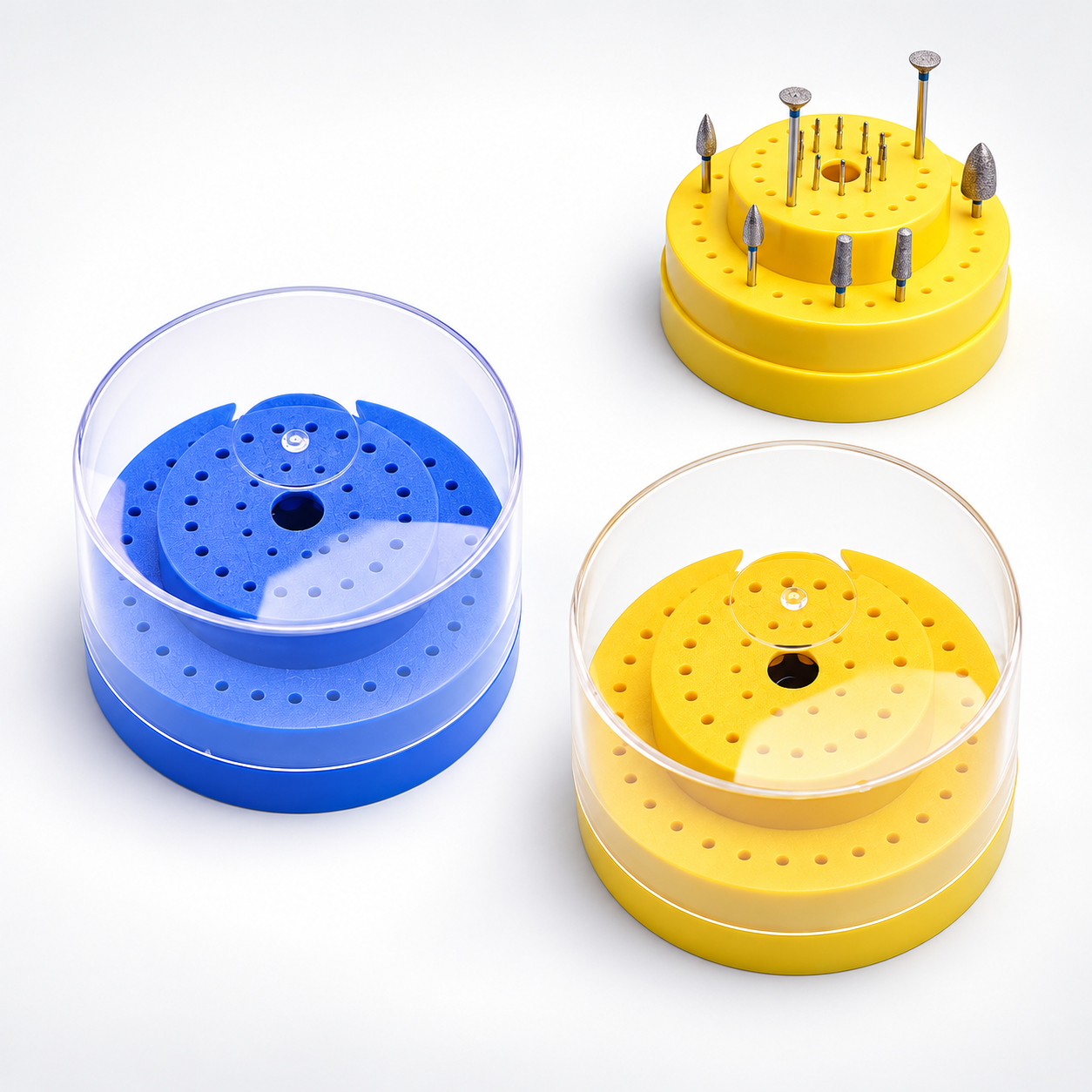 60-Hole Round Dental Bur Box