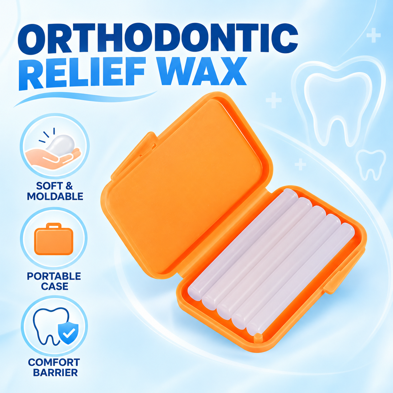 Edible Dental Braces Protection Wax