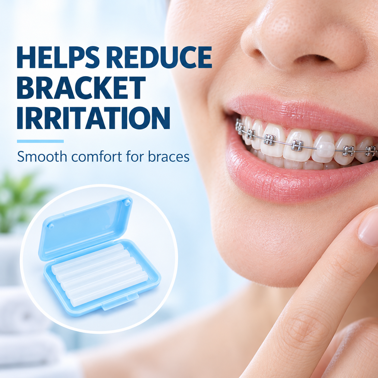 Edible Dental Braces Protection Wax
