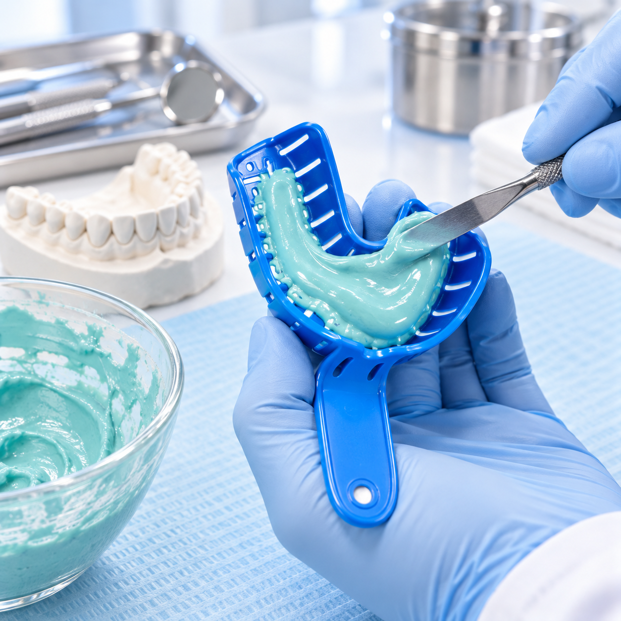 Dental Impression Trays for Alginate & Silicone Materials