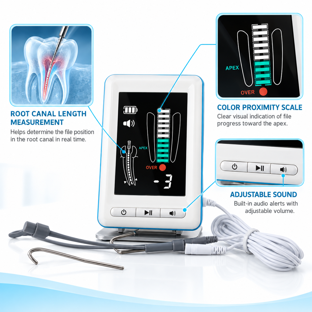 Root Canal Length Measuring Instrument