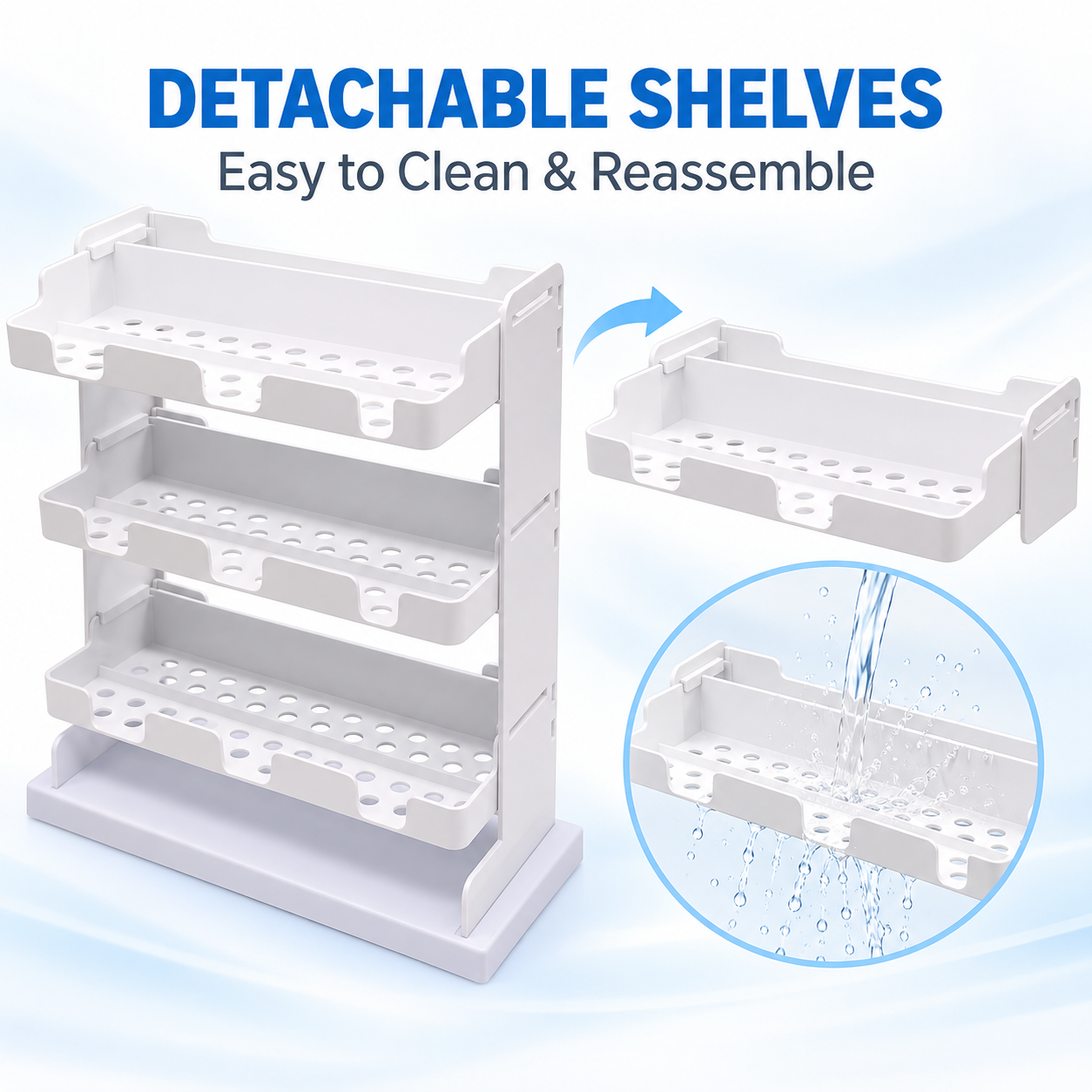 Dental Impression Tray Rack – Oral Impression Tray Holder, Plastic Storage Box for Dental Trays