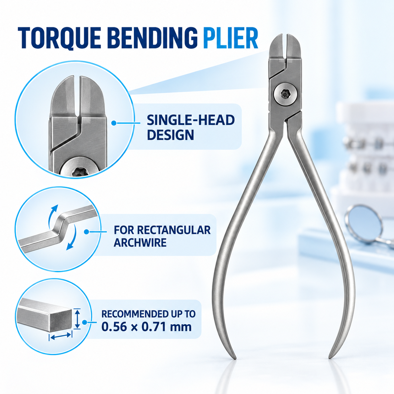 Orthodontic Wire Bending & Cutting Pliers