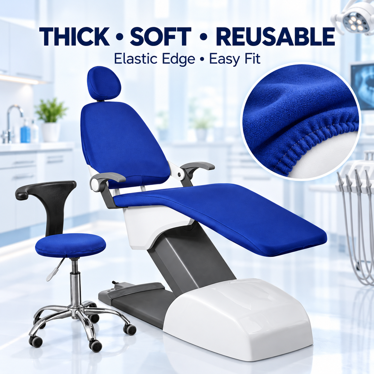 Dental Chair Covers (4-Piece Set)