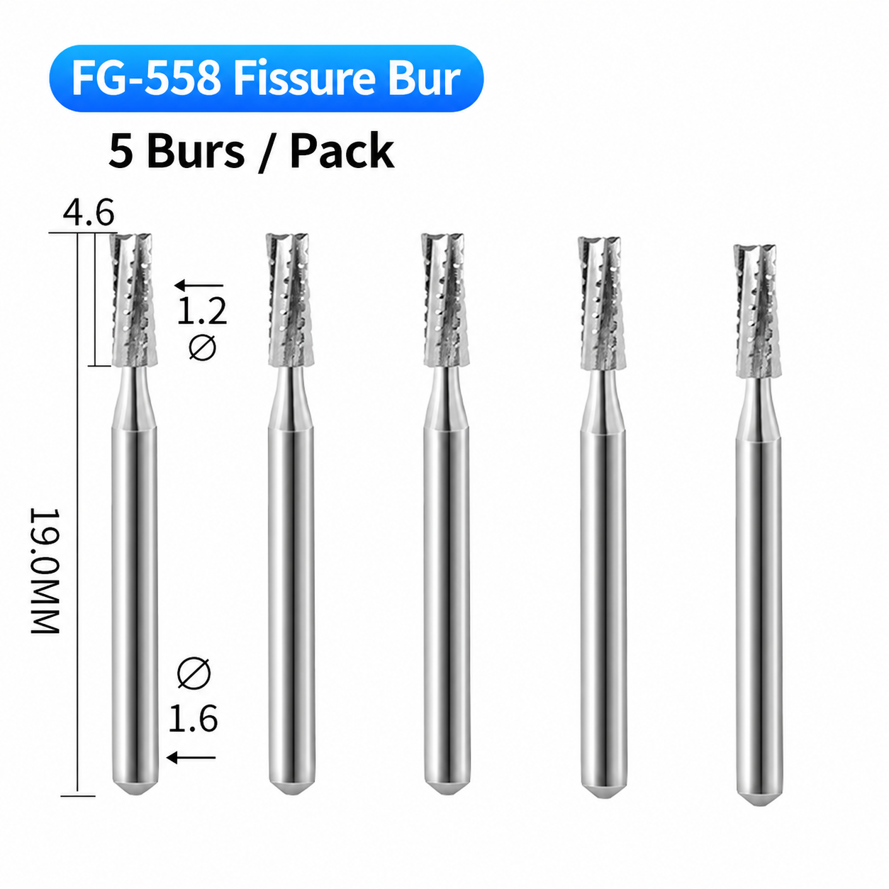 FG High-Speed Tungsten Carbide Dental Burs
