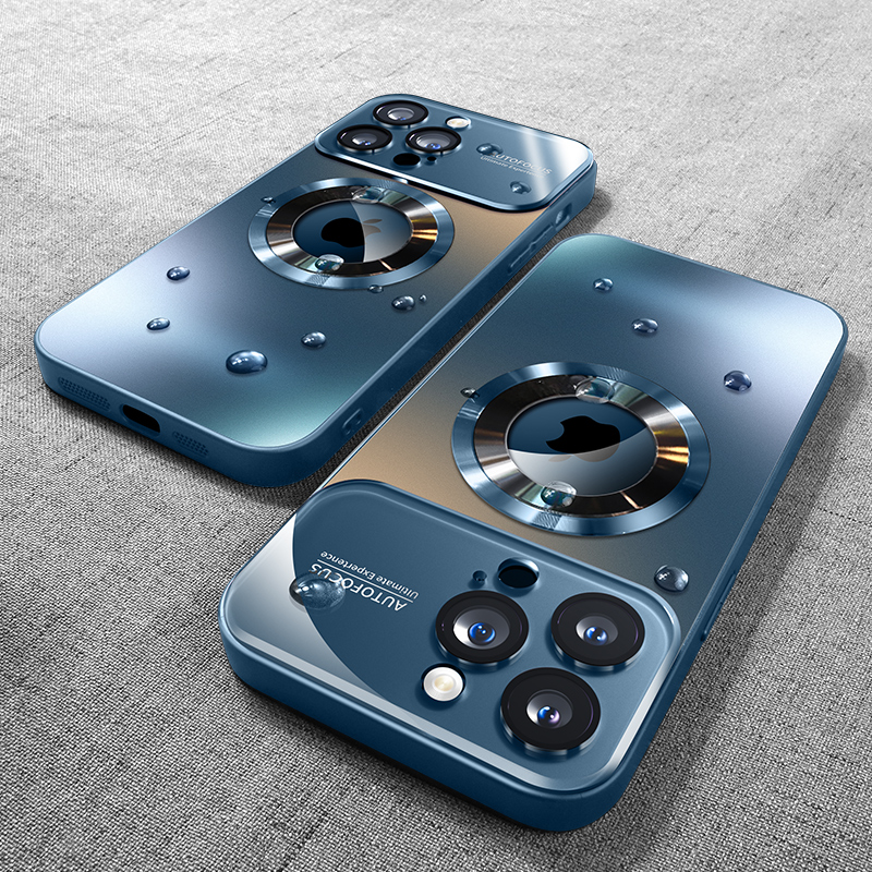 Luxury Magsafe Bracket Anti-fall Mobile Phone Case for iPhone