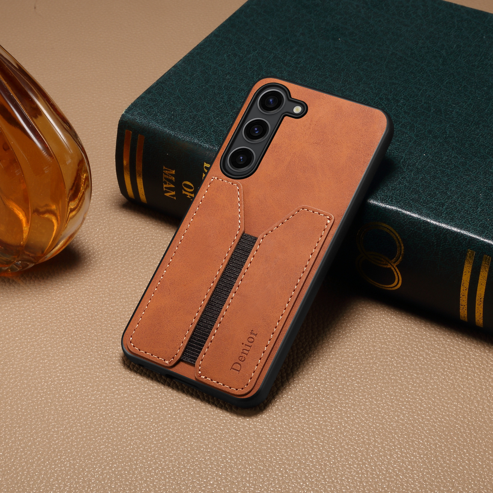Leather Card Wallet Mobile Phone Case for Samsung Galaxy S