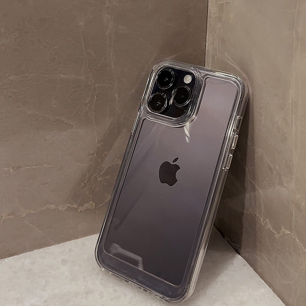 Transparent Acrylic Mobile Phone Case for Apple iPhone