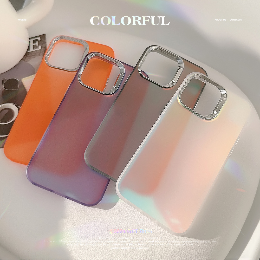 Laser Gradient Color Mobile Phone Case for Apple iPhone