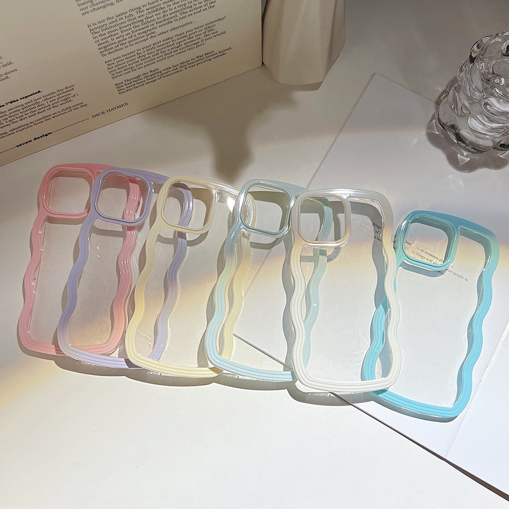 Wavy Border Mobile Phone Case for Apple iPhone