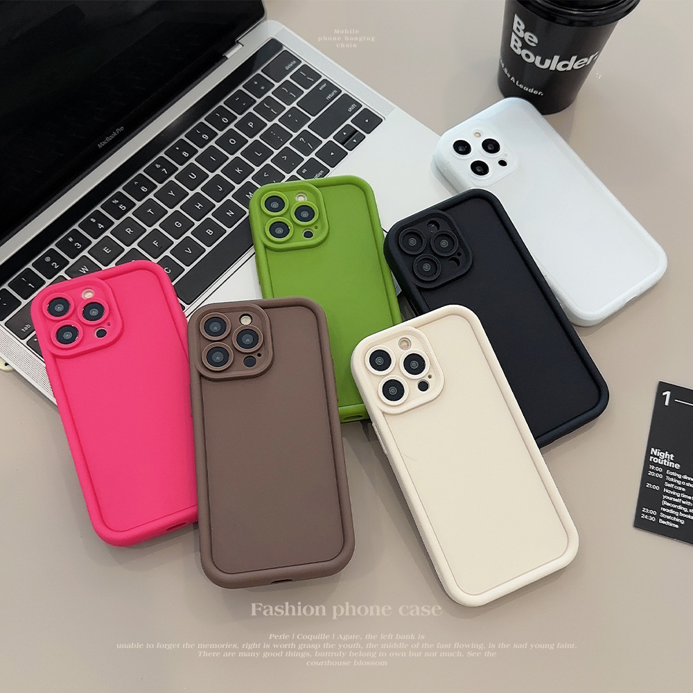 Solid Silicon Mobile Phone Case for Apple iPhone9