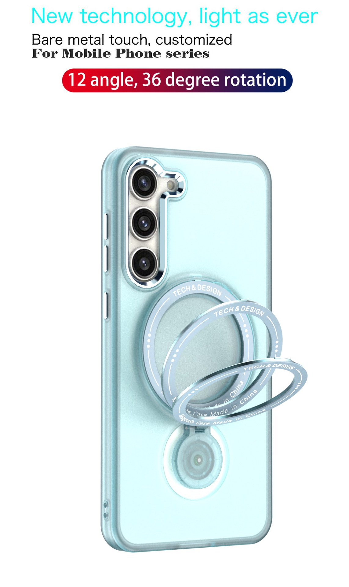 Magsafe Bracket Mobile Phone Case for Samsung Galaxy S24