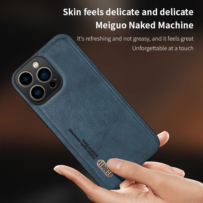 Classic Leather Business Magsafe Mobile Phone Case for iPhone