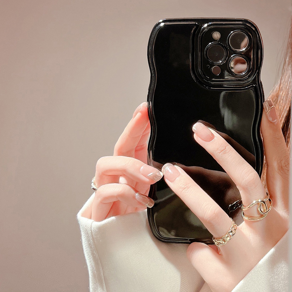 Stylish Wave Pattern Mobile Phone Case for Apple iPhone