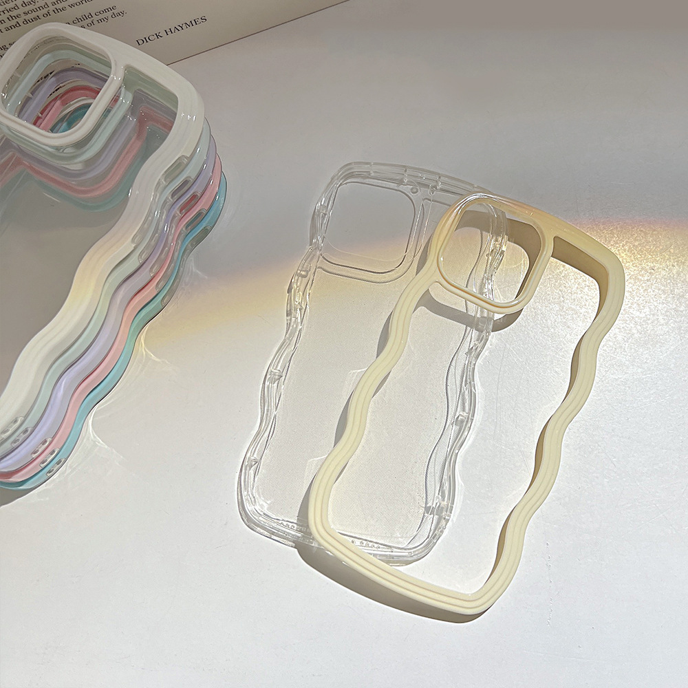 Wavy Border Mobile Phone Case for Apple iPhone