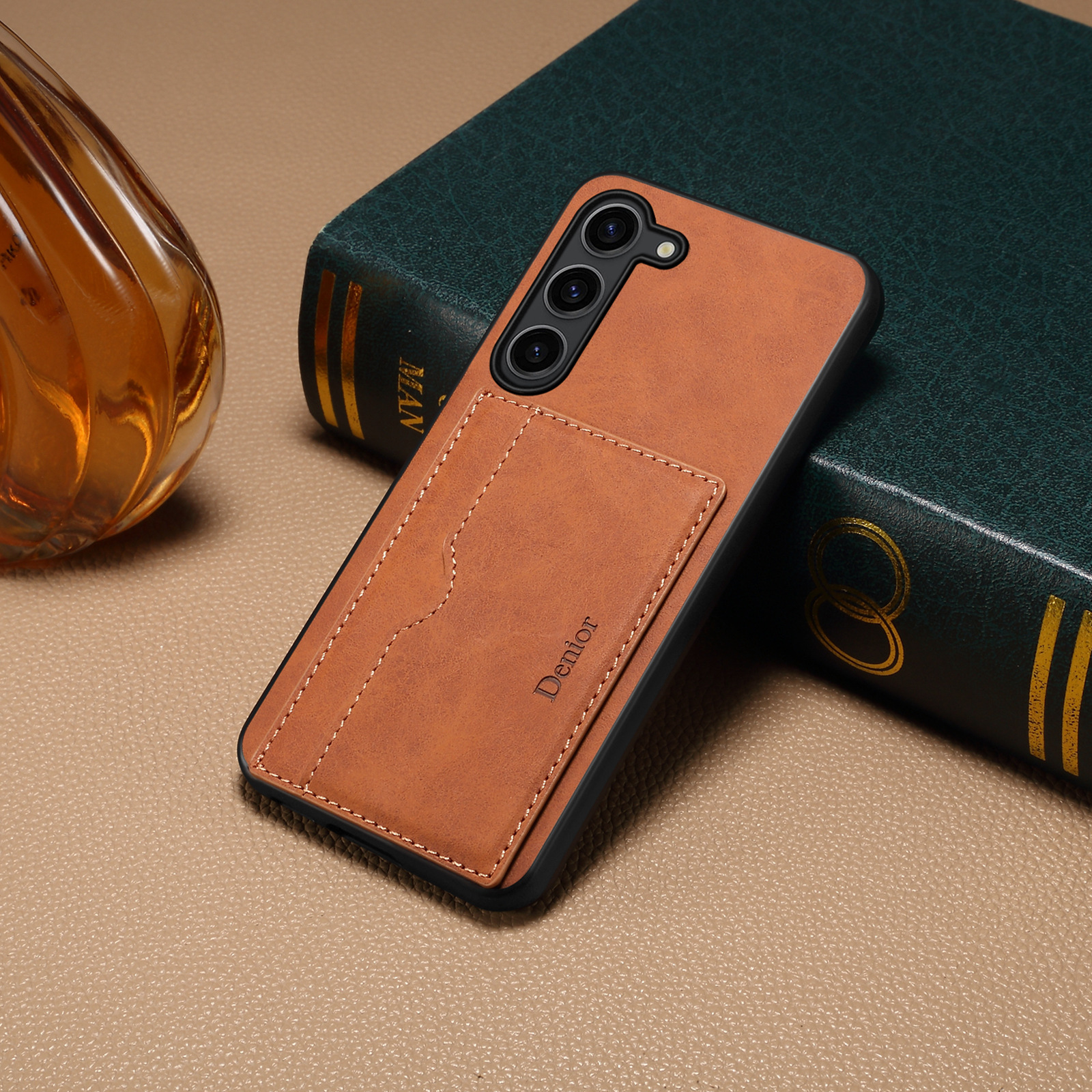 Leather Card Wallet Mobile Phone Case for Samsung Galaxy S