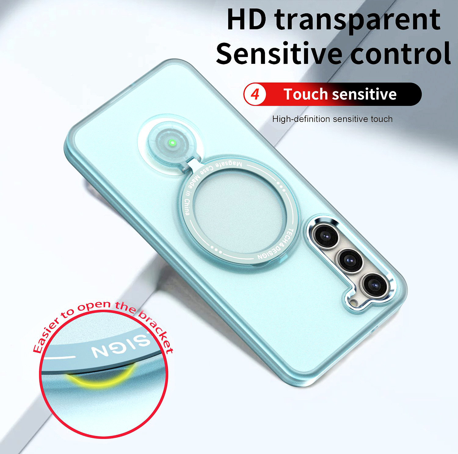 Magsafe Bracket Mobile Phone Case for Samsung Galaxy S24