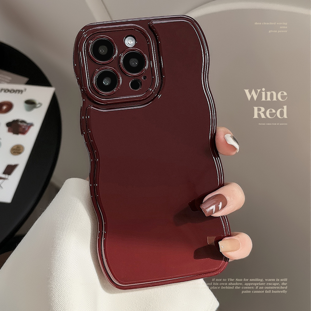 Stylish Wave Pattern Mobile Phone Case for Apple iPhone