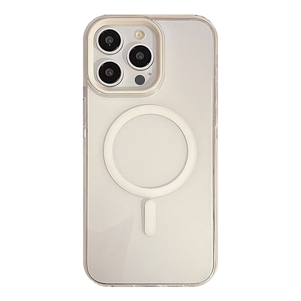 Transparent Magsafe Mobile Phone Case for Apple iPhone