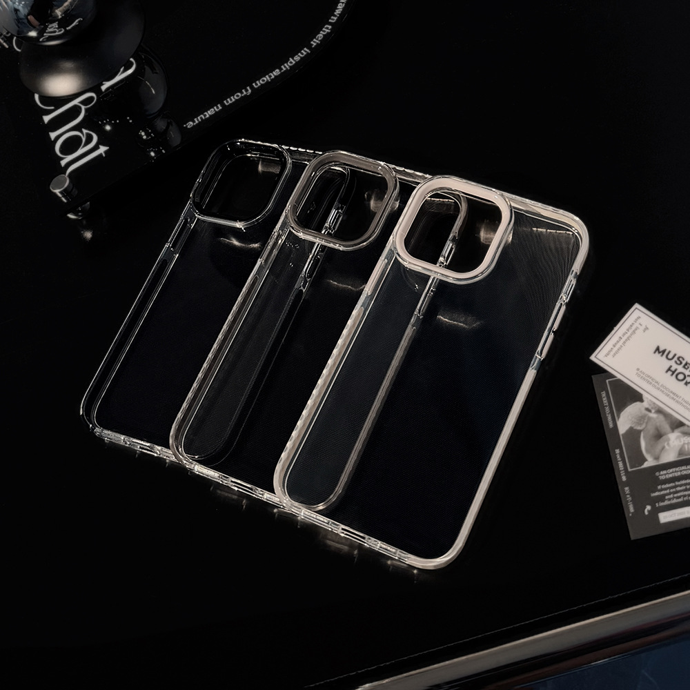 Simple Transparent Mobile Phone Case for Apple iPhone